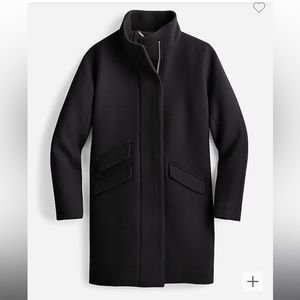 Jcrew Cocoon coat in Italian stadium-cloth wool blend